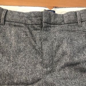 Dark gray trousers